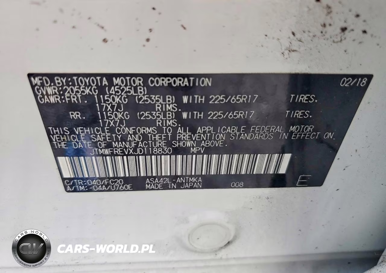 2018 Toyota Rav4 Xle VIN:JTMWFREVXJD118830 - 13