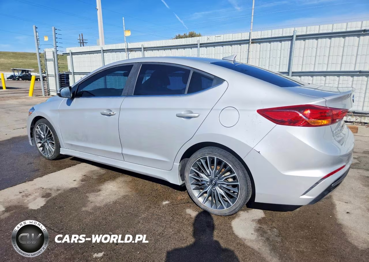 2018 Hyundai Elantra Sport VIN:KMHD04LB8JU519552 - 2