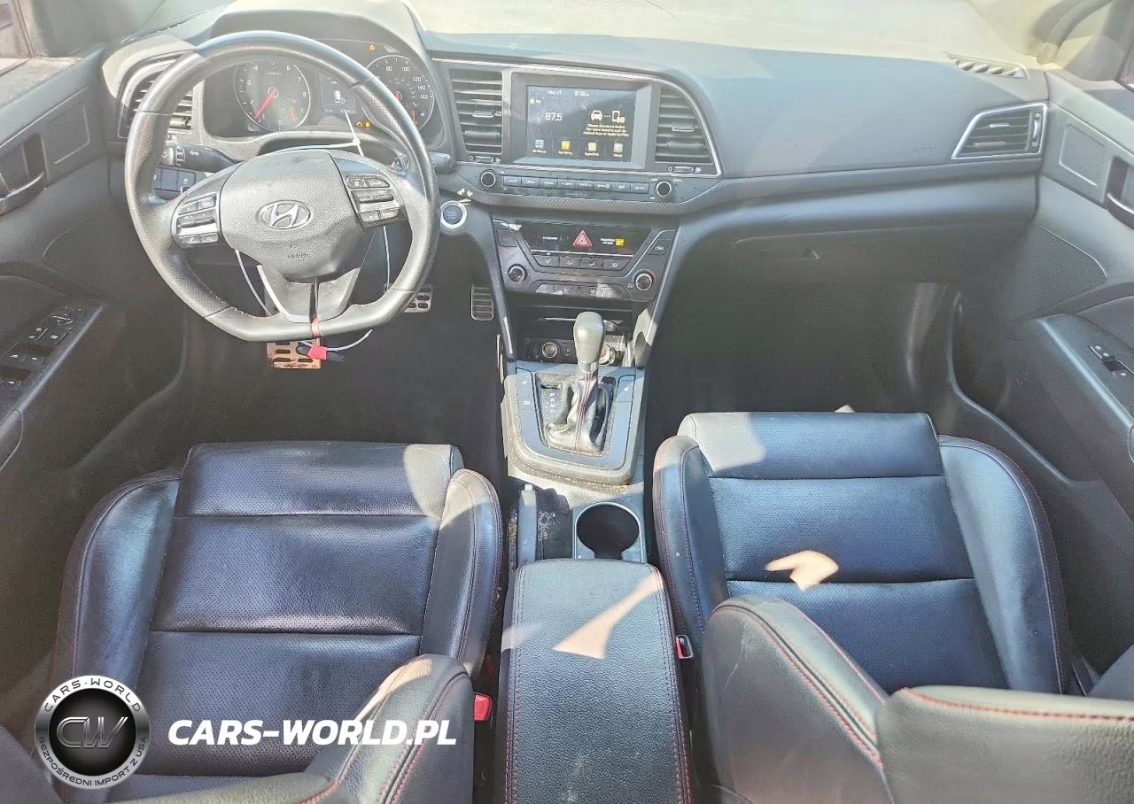 2018 Hyundai Elantra Sport VIN:KMHD04LB8JU519552 - 8