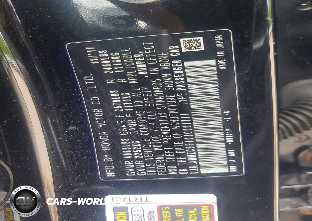 2018 Honda Clarity VIN:JHMZC5F10JC001711 - 13