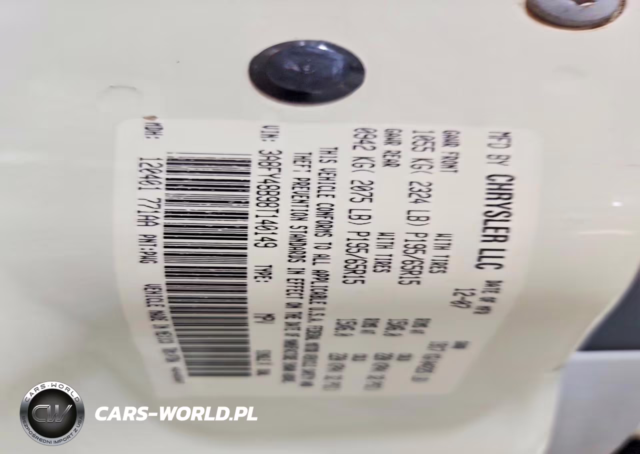 2008 Chrysler Pt Cruiser VIN:3A8FY48B98T140149 - 13