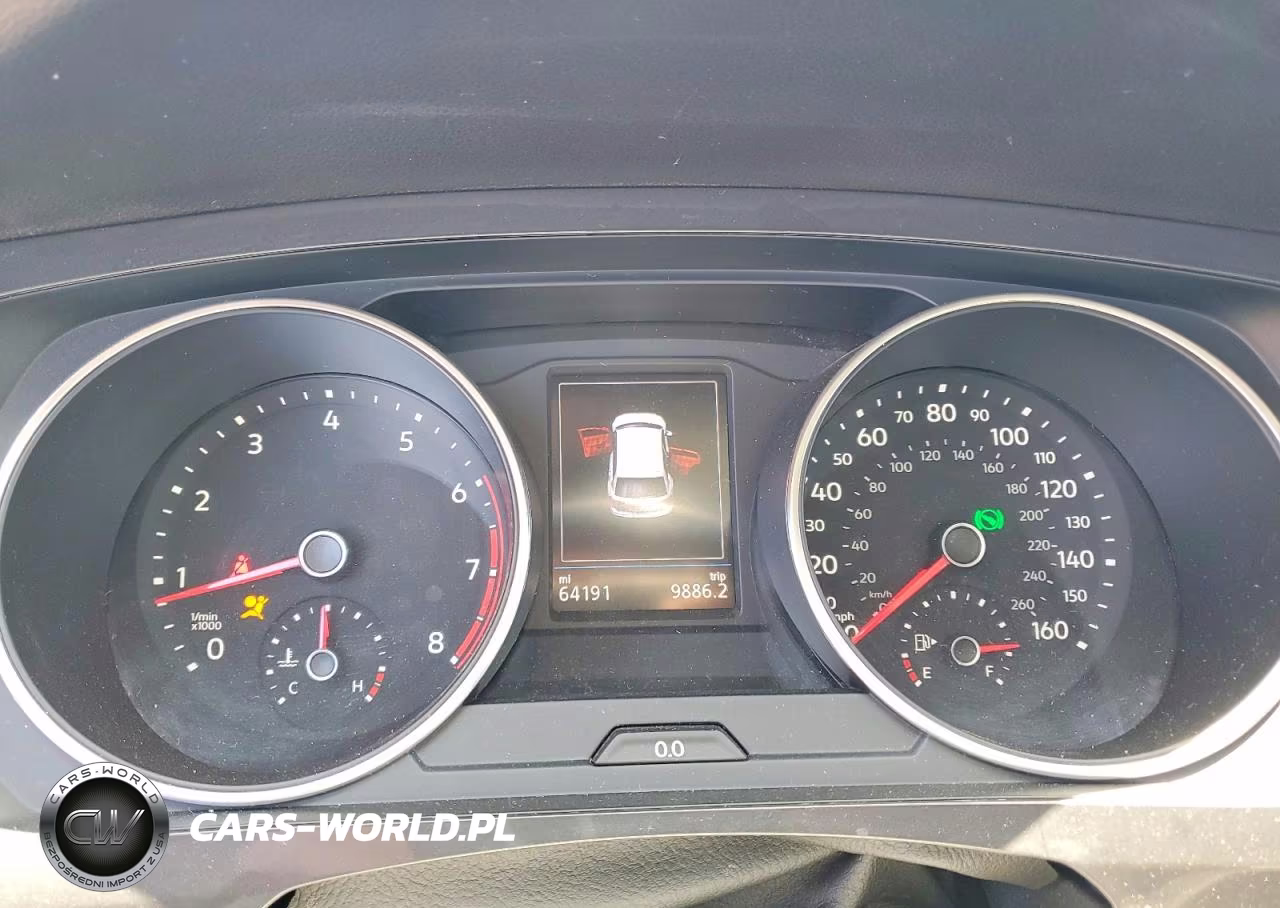 2019 Volkswagen Tiguan Se VIN:3VV2B7AX9KM200366 - 9