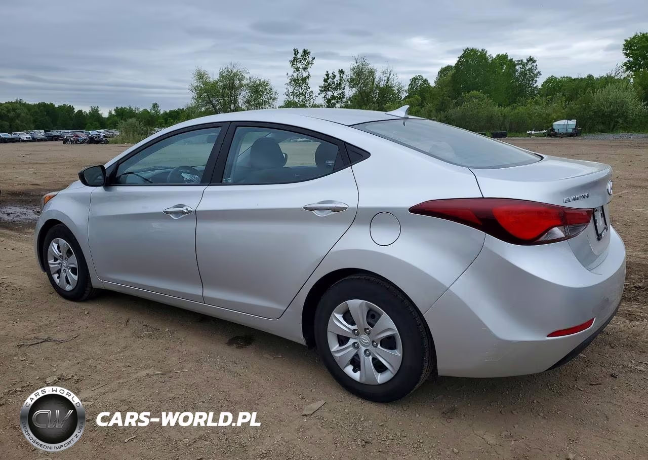 2016 Hyundai Elantra Se VIN:5NPDH4AE7GH718878 - 2