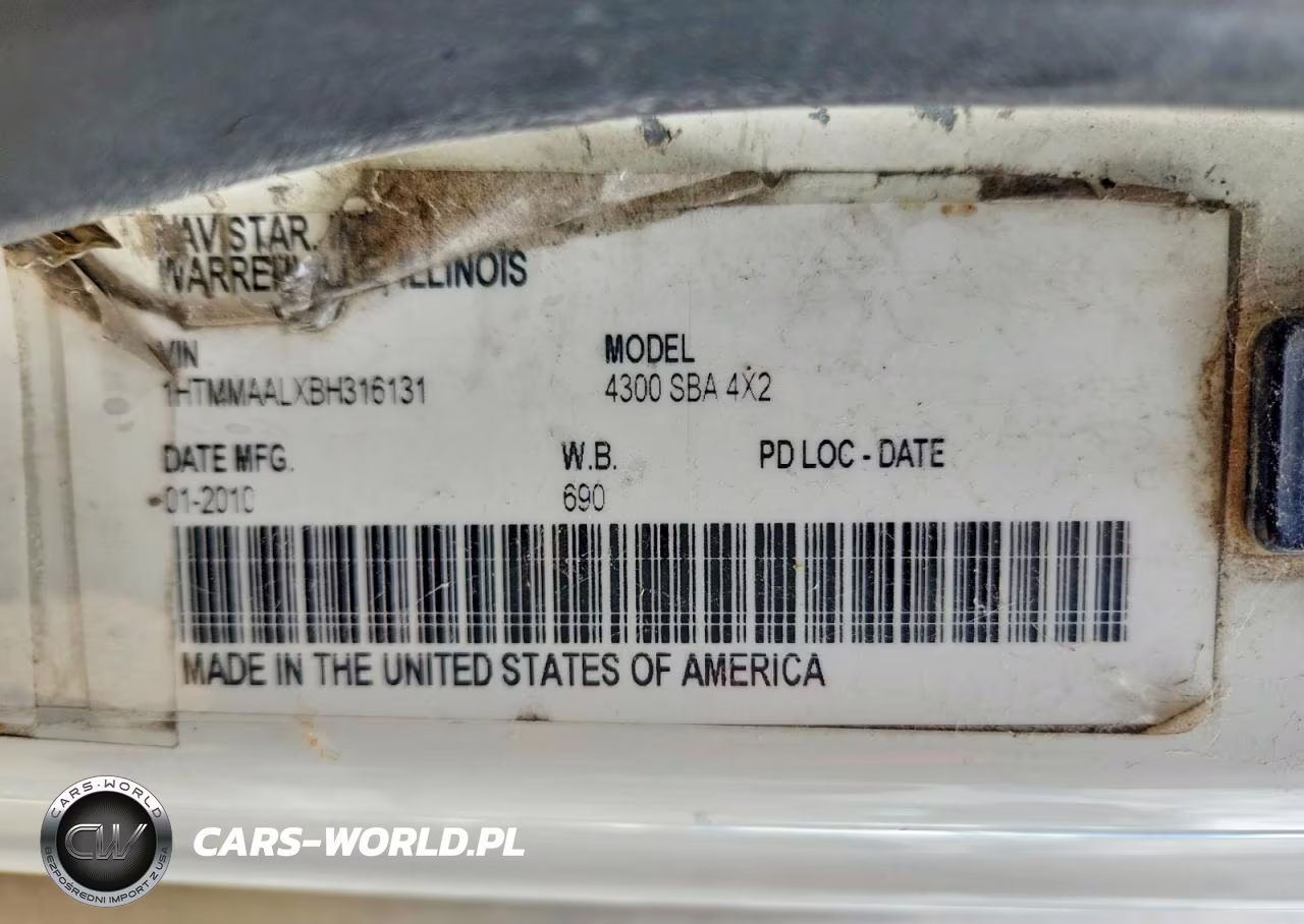 2011 International 4300 Box Truck VIN:1HTMMAALXBH316131 - 12