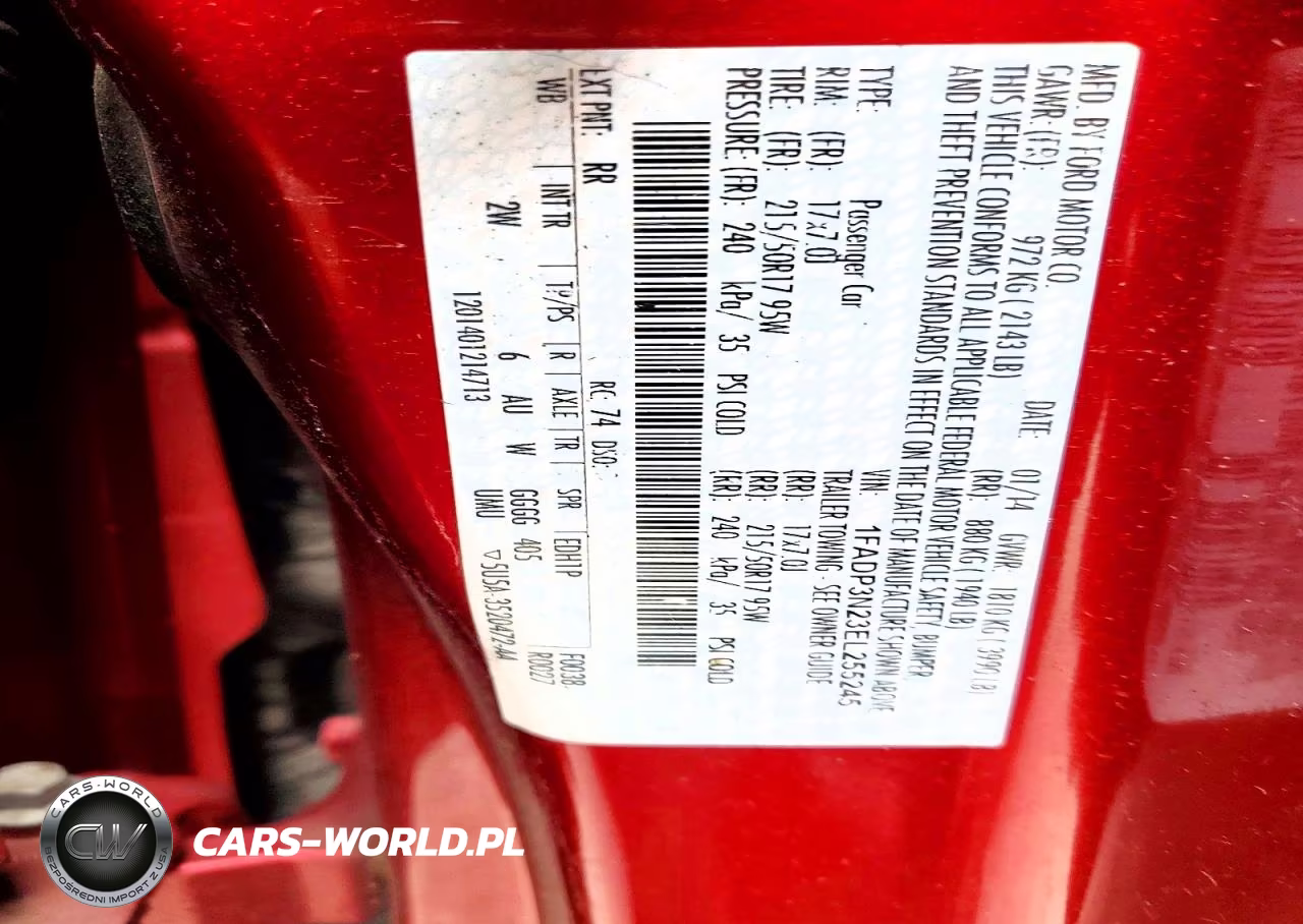 2014 Ford Focus Titanium VIN:1FADP3N23EL255245 - 13