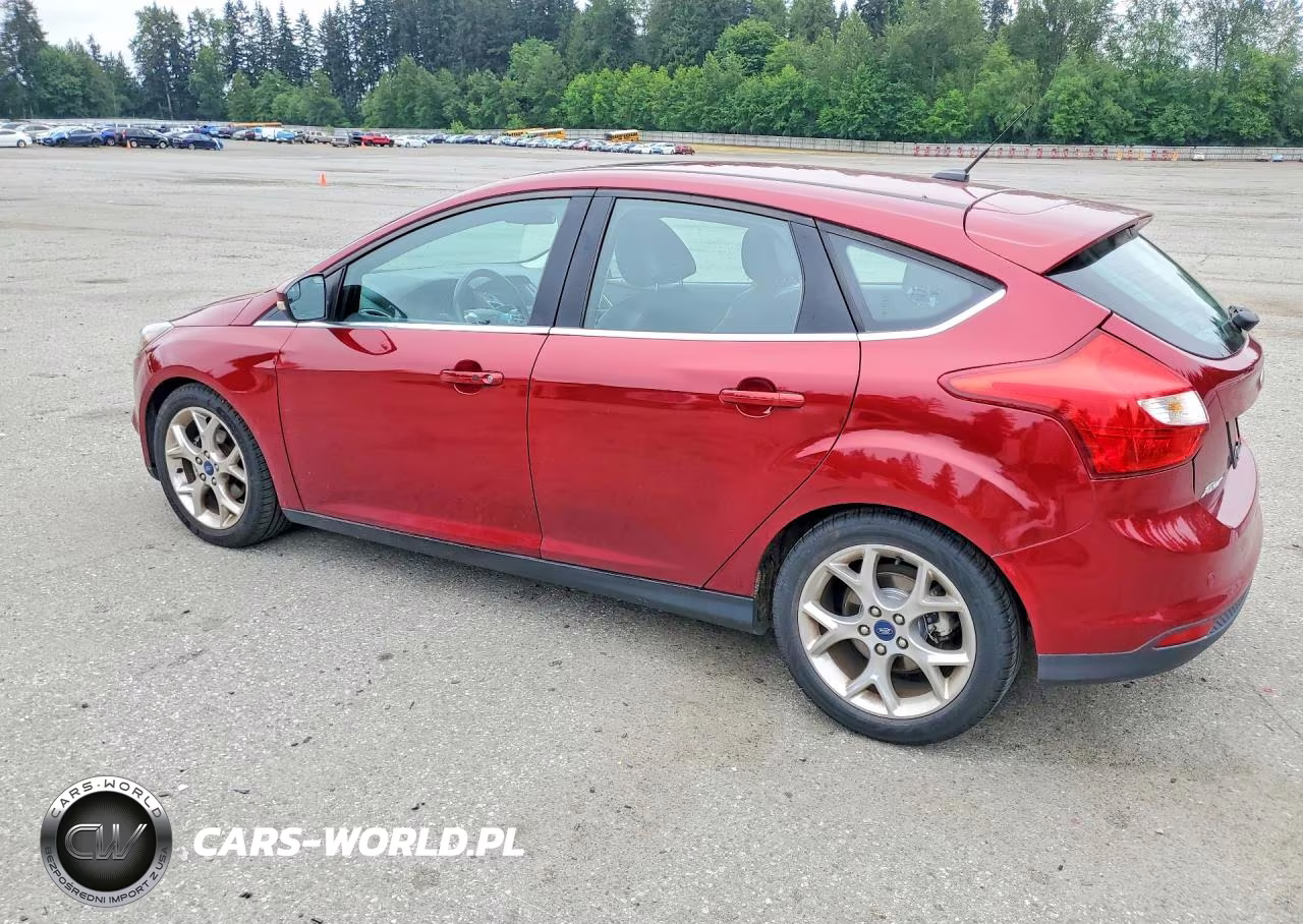 2014 Ford Focus Titanium VIN:1FADP3N23EL255245 - 2