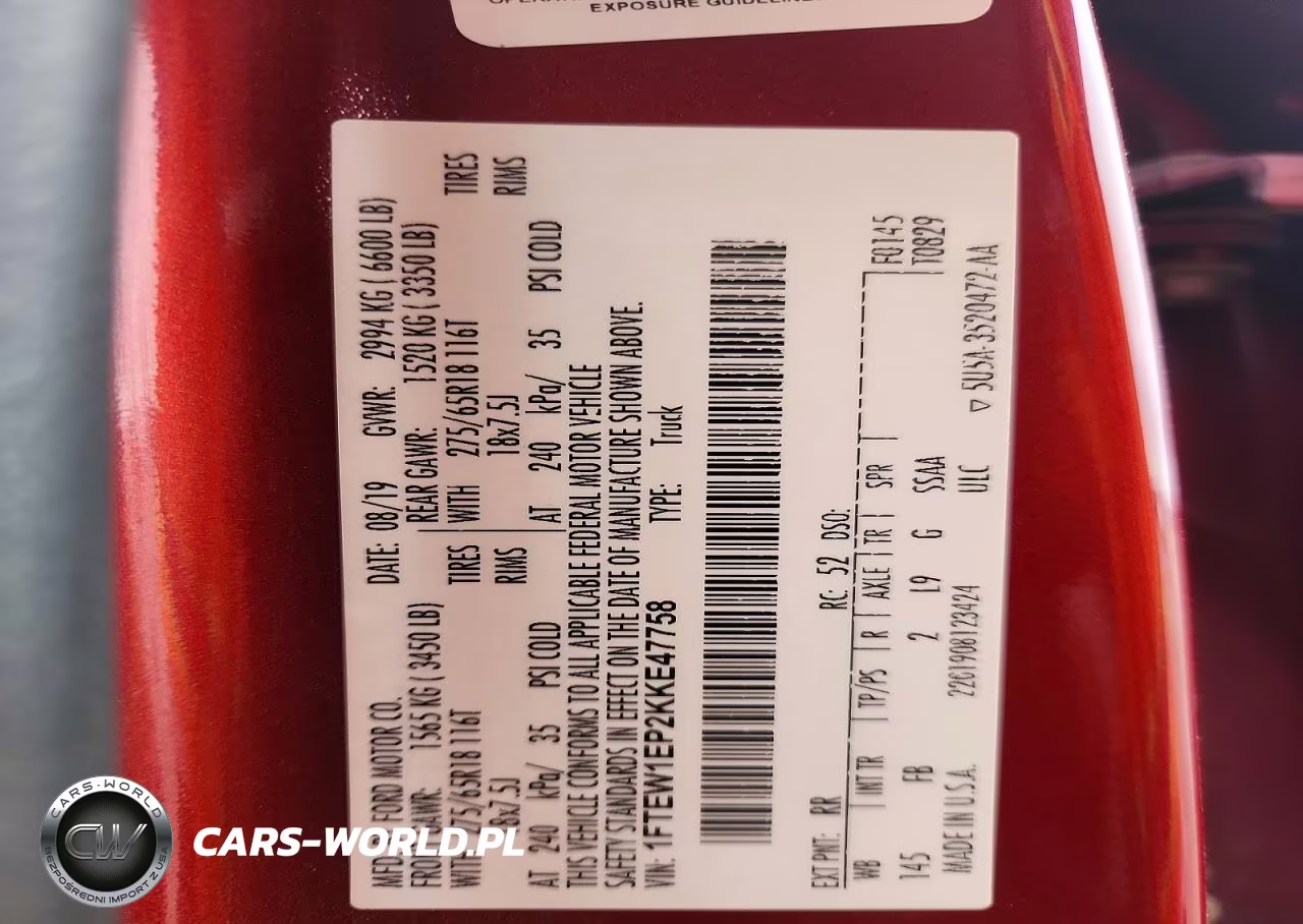 2019 Ford F150 Xlt VIN:1FTEW1EP2KKE47758 - 13