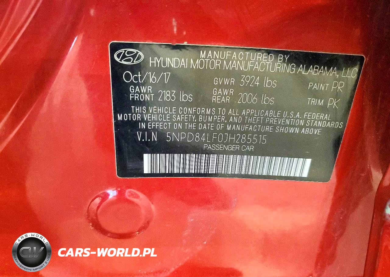 2018 Hyundai Elantra Sel VIN:5NPD84LF0JH285515 - 12