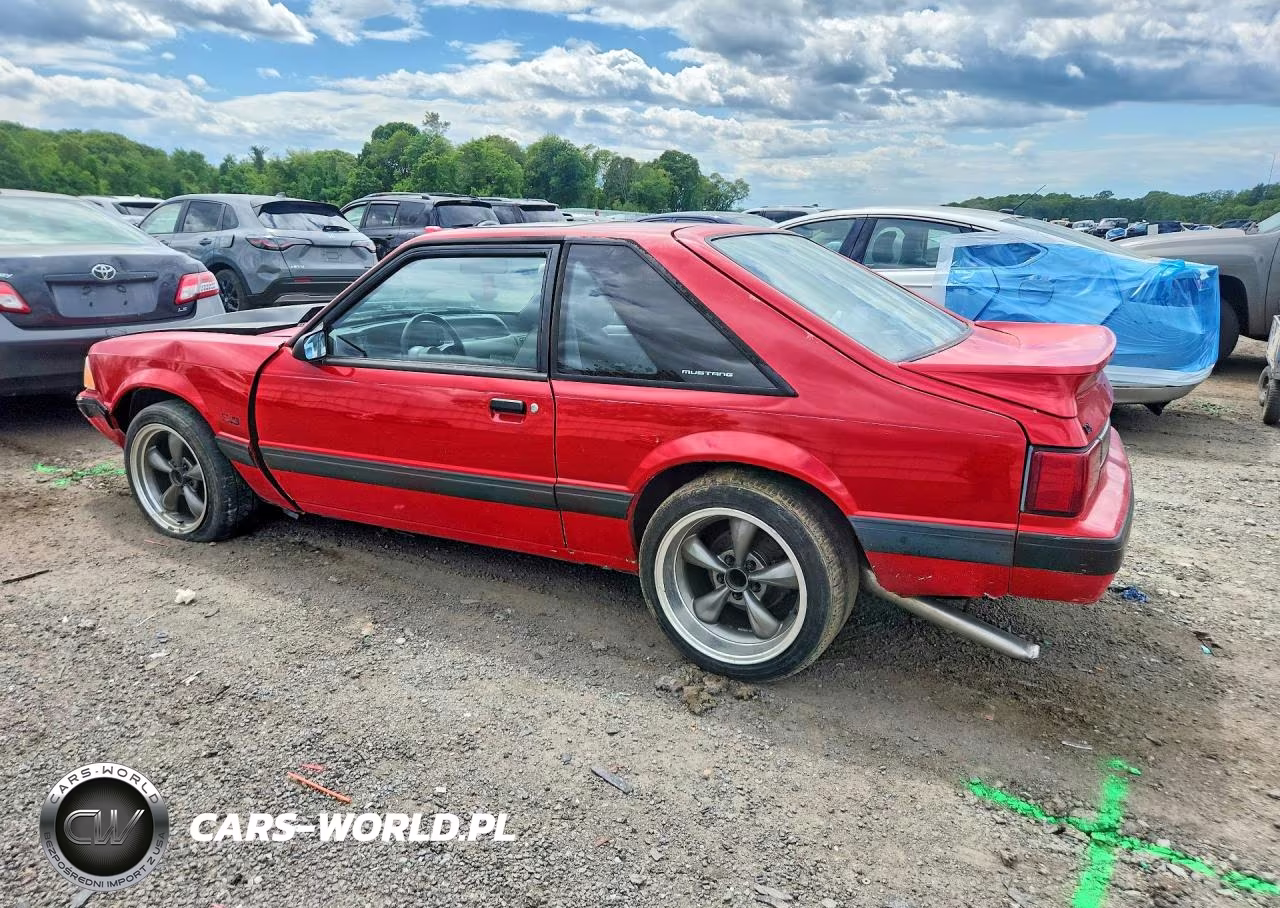 1989 Ford Mustang Lx VIN:1FABP41E6KF108604 - 2