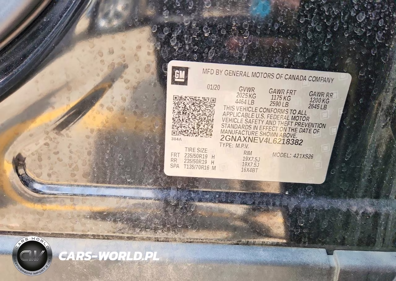 2020 Chevrolet Equinox Premier VIN:2GNAXNEV4L6218382 - 12