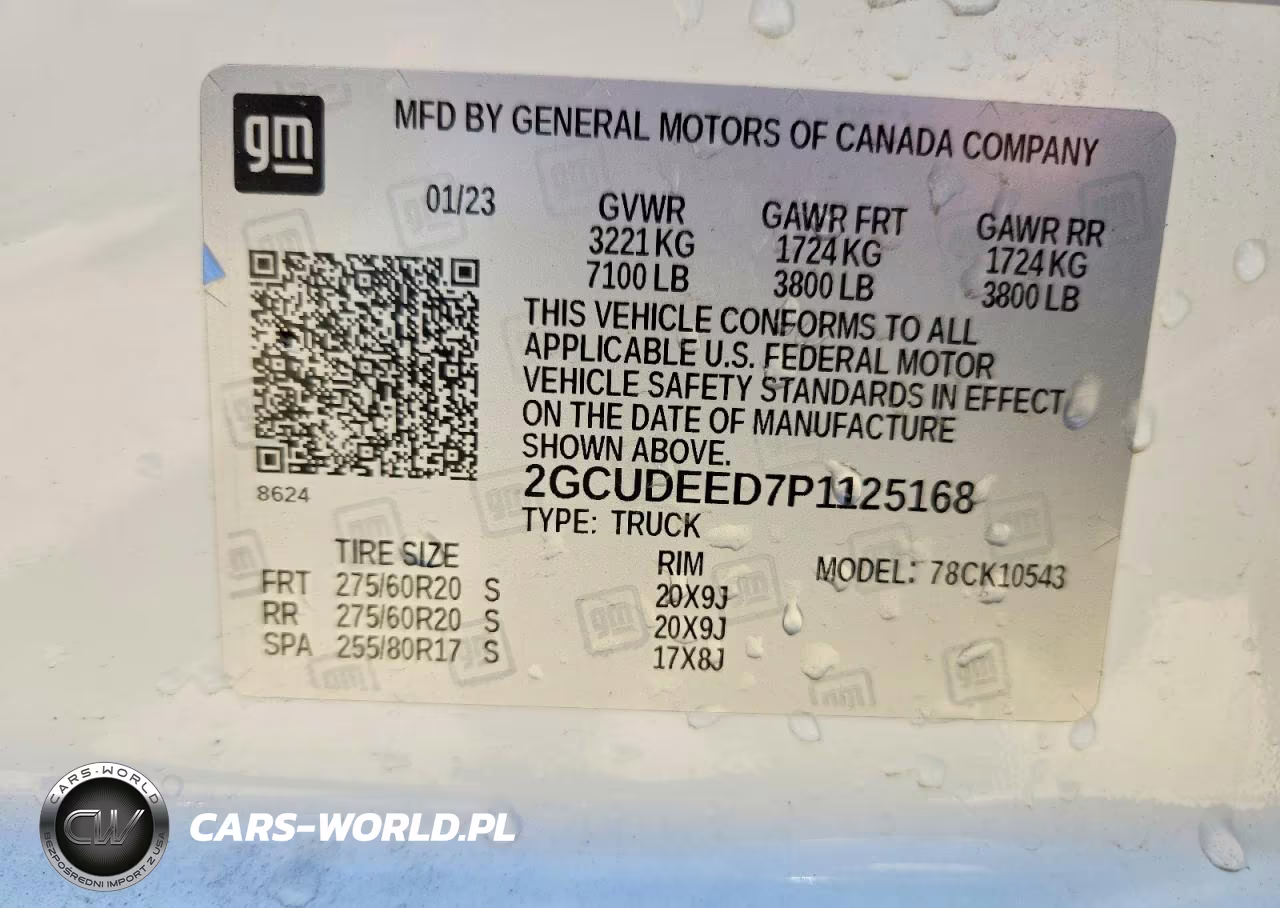 2023 Chevrolet Silverado K1500 Rst VIN:2GCUDEED7P1125168 - 12