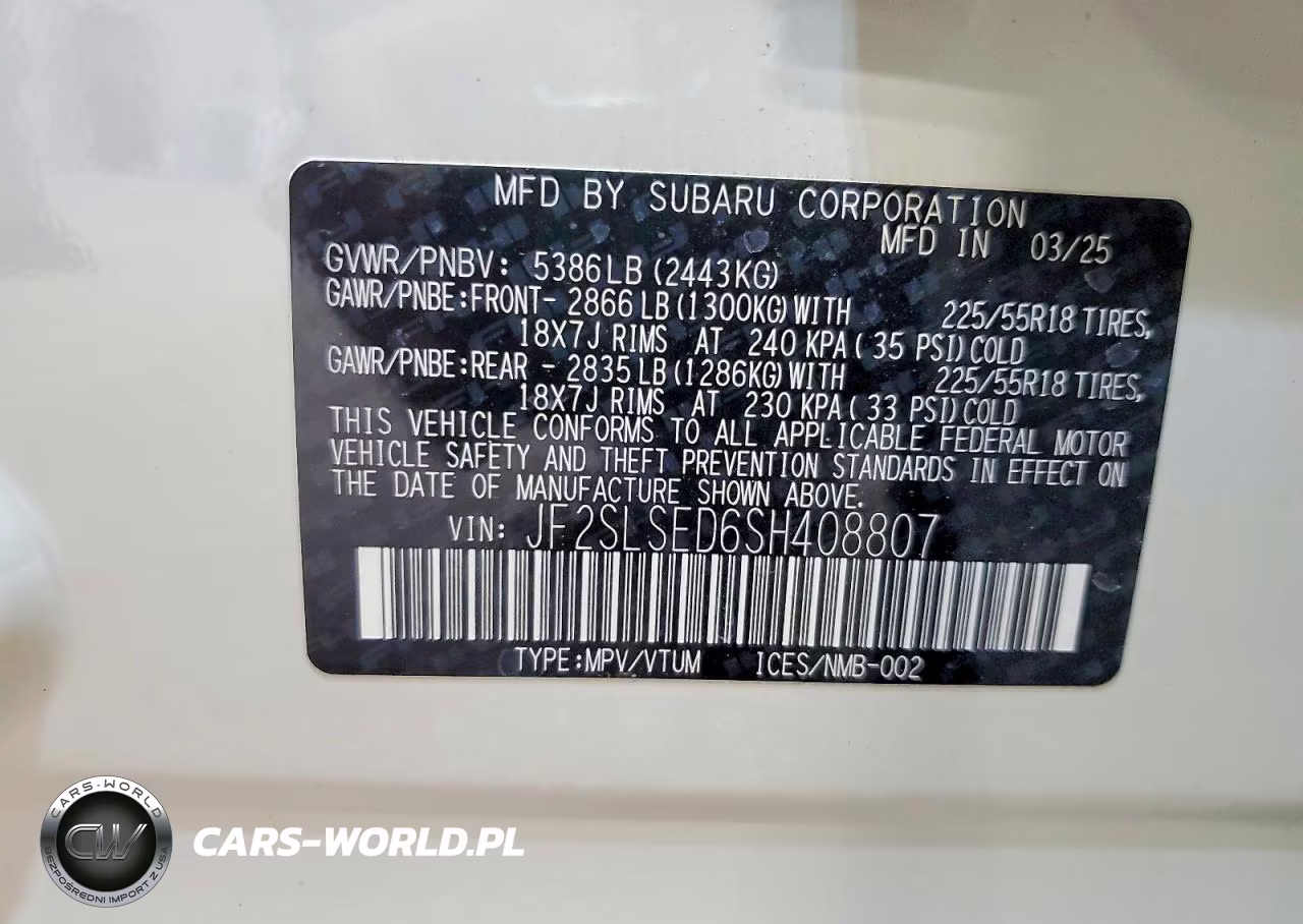 2025 Subaru Forester Premium VIN:JF2SLSED6SH408807 - 13