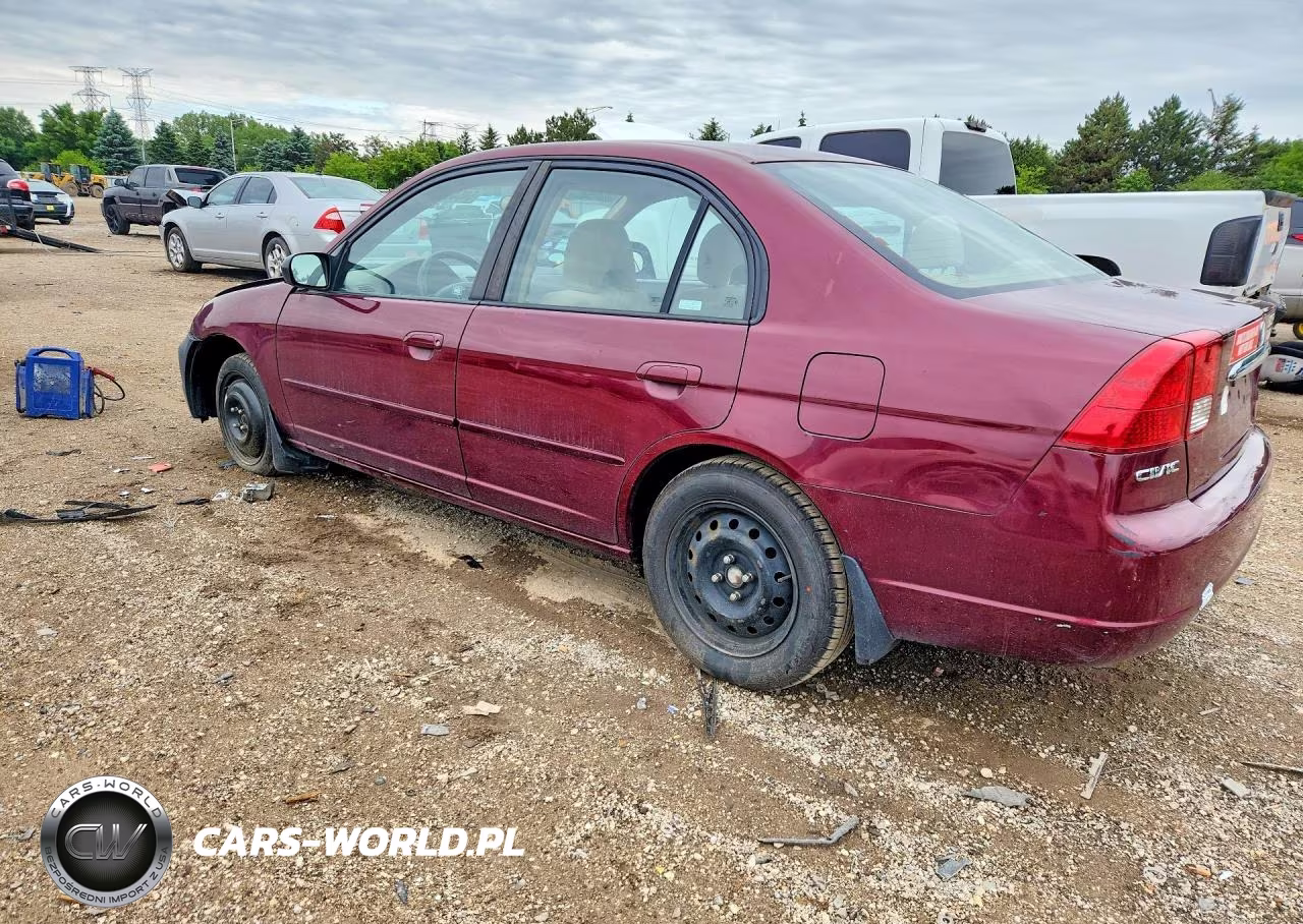 2003 Honda Civic Ex VIN:1HGES26783L006861 - 2