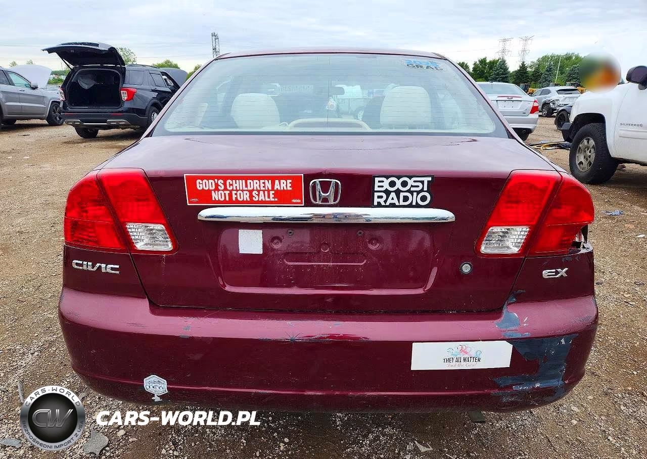 2003 Honda Civic Ex VIN:1HGES26783L006861 - 6
