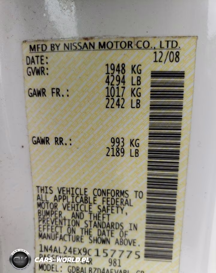 2009 Nissan Altima 2.5 S VIN:1N4AL24EX9C157775 - 13