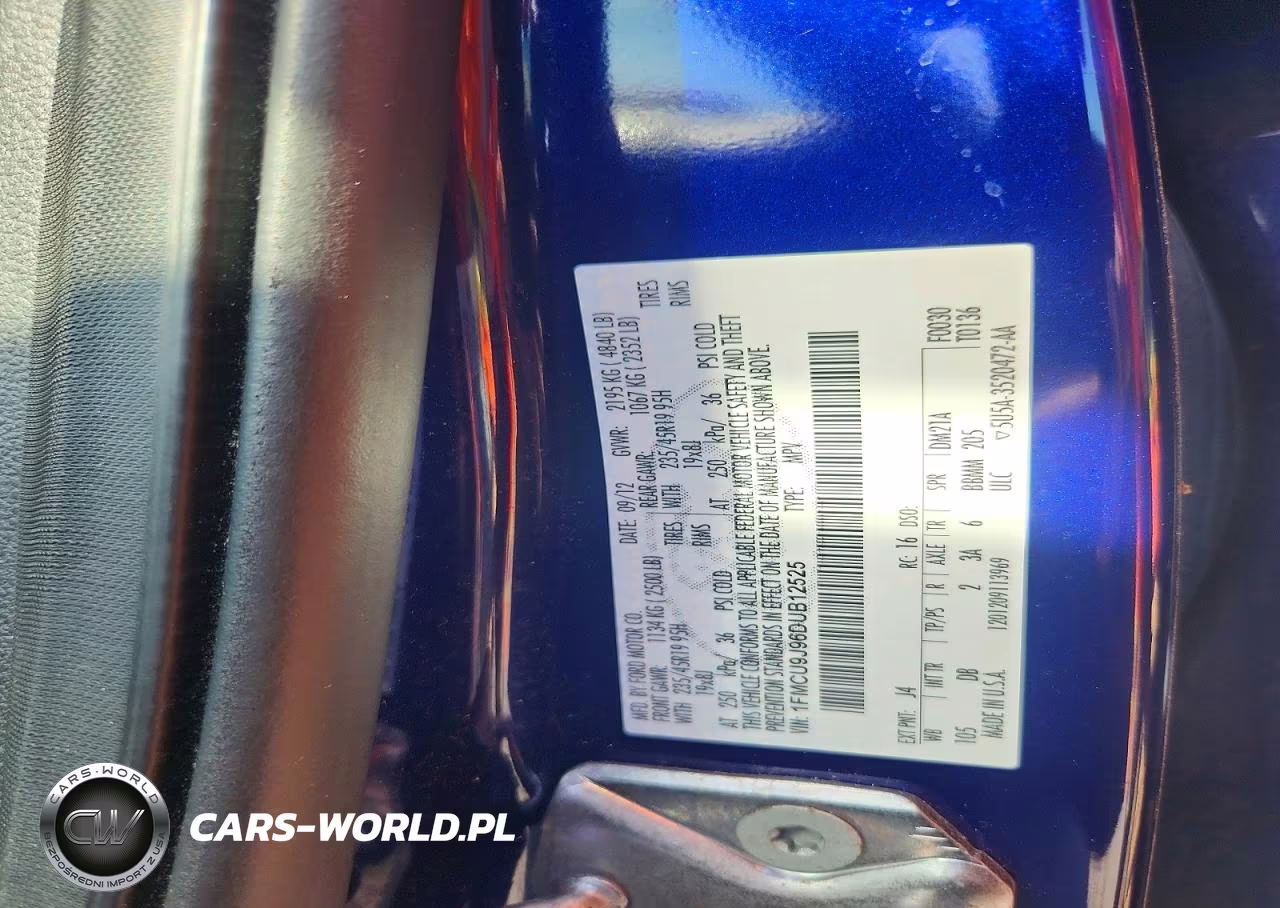 2013 Ford Escape Titanium VIN:1FMCU9J96DUB12525 - 13