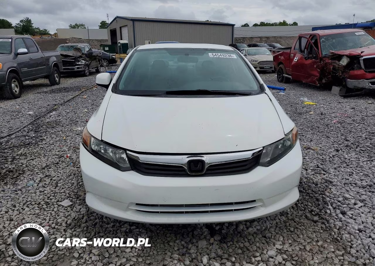 2012 Honda Civic Lx VIN:2HGFG3B58CH552119 - 5