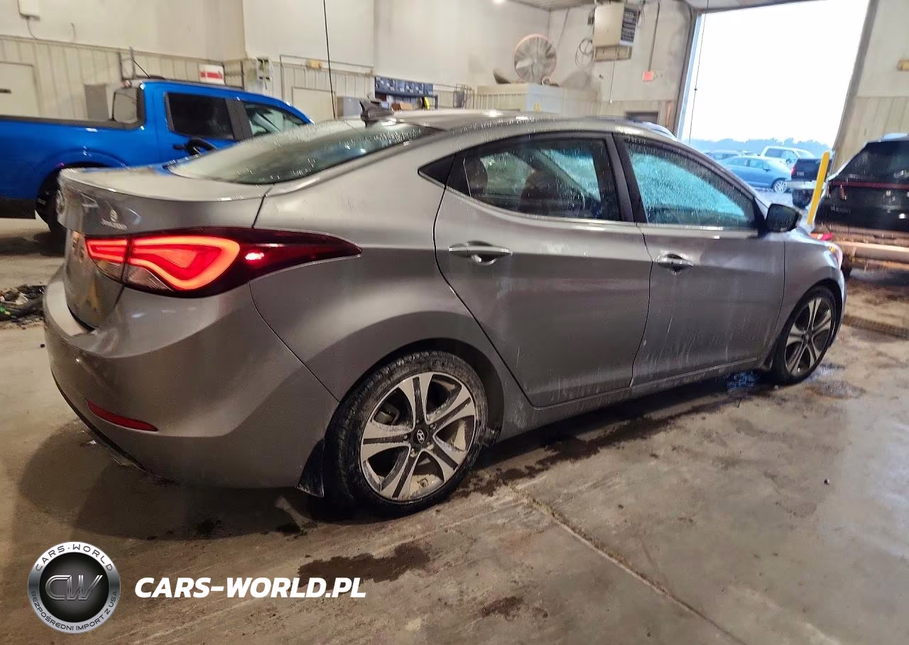 2016 Hyundai Elantra Sport VIN:KMHDH4AHXGU523191 - 3