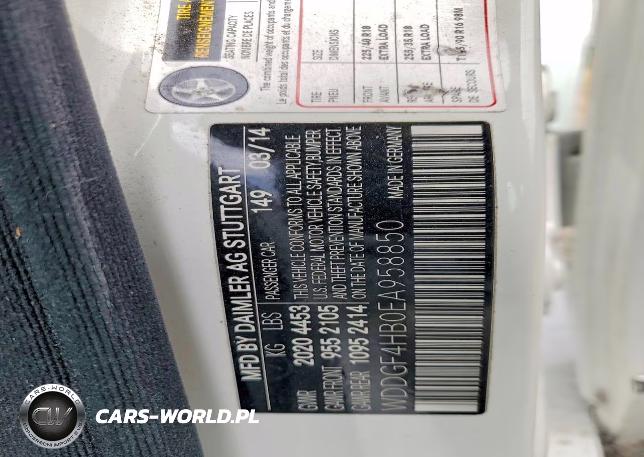 2014 Mercedes-Benz C 250 VIN:WDDGF4HB0EA958850 - 13