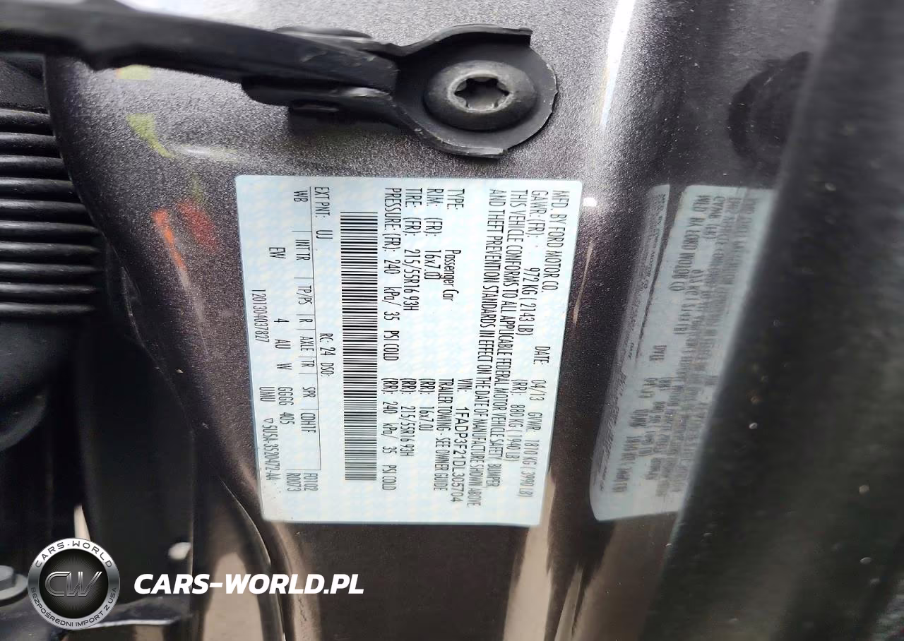 2013 Ford Focus Se VIN:1FADP3F21DL305704 - 12