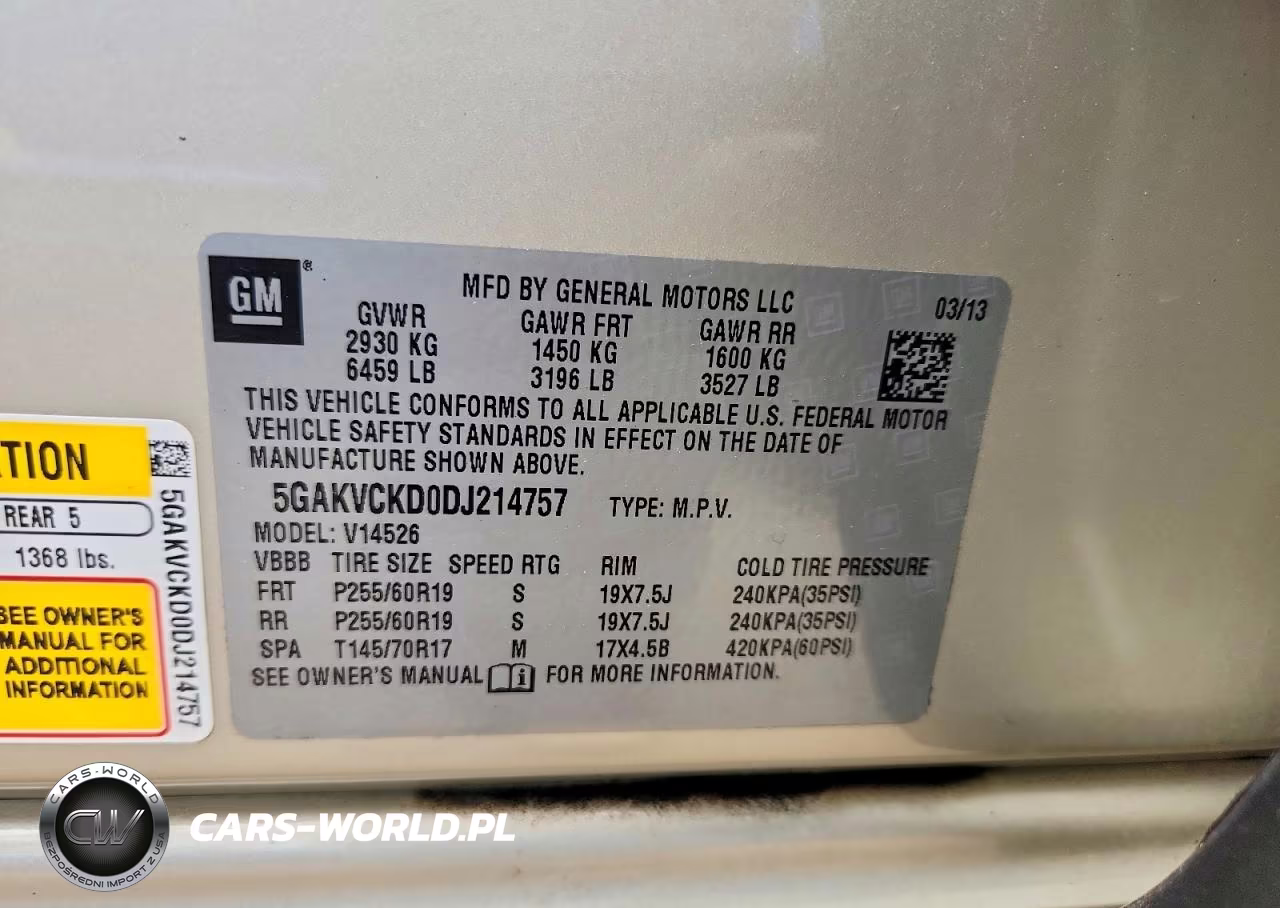 2013 Buick Enclave VIN:5GAKVCKD0DJ214757 - 13