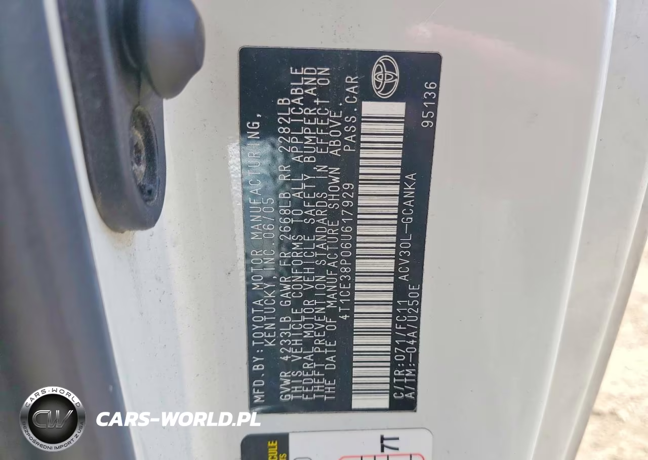 2006 Toyota Camry Solara Se Sport VIN:4T1CE38P06U617929 - 12