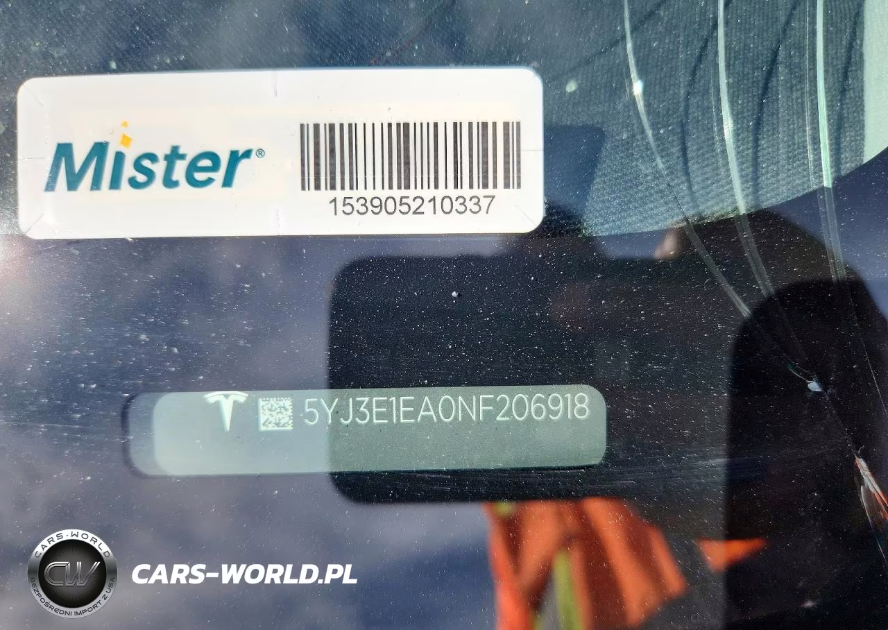 2022 Tesla Model 3 VIN:5YJ3E1EA0NF206918 - 12