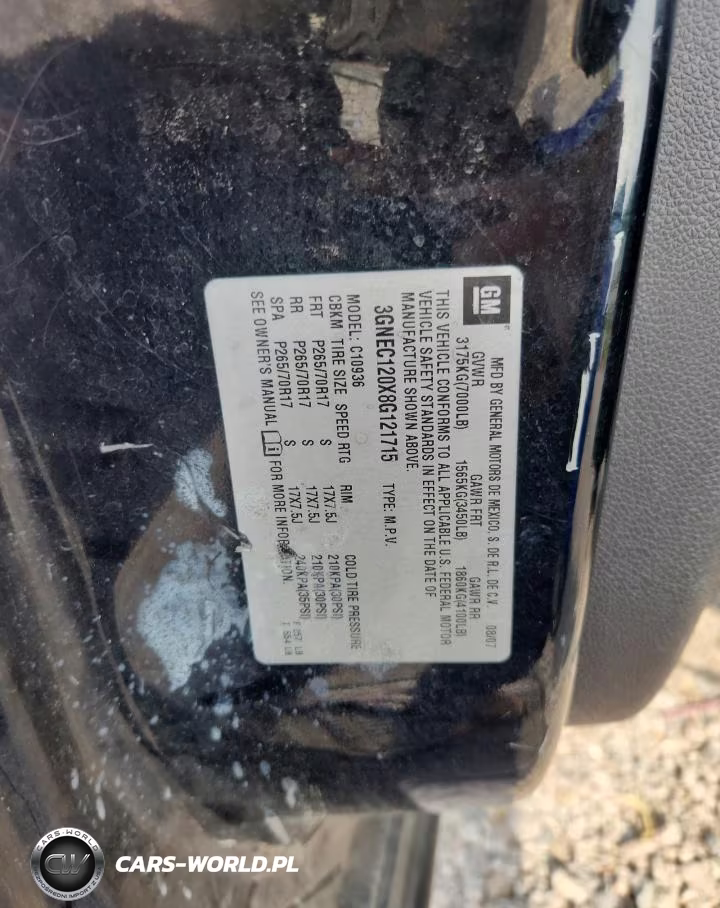 2008 Chevrolet Avalanche C1500 VIN:3GNEC120X8G121715 - 13