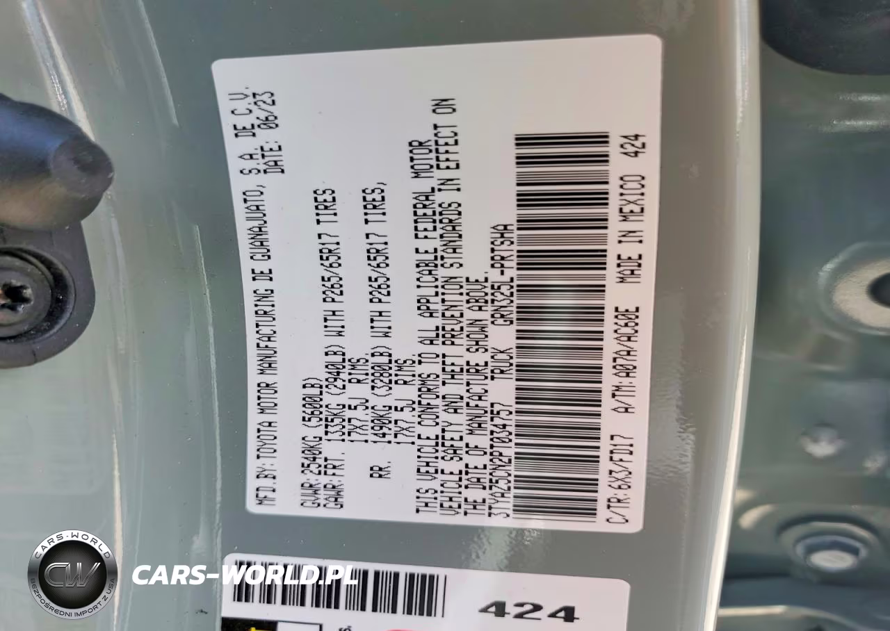 2023 Toyota Tacoma Trd Sport VIN:3TYAZ5CN2PT034757 - 12