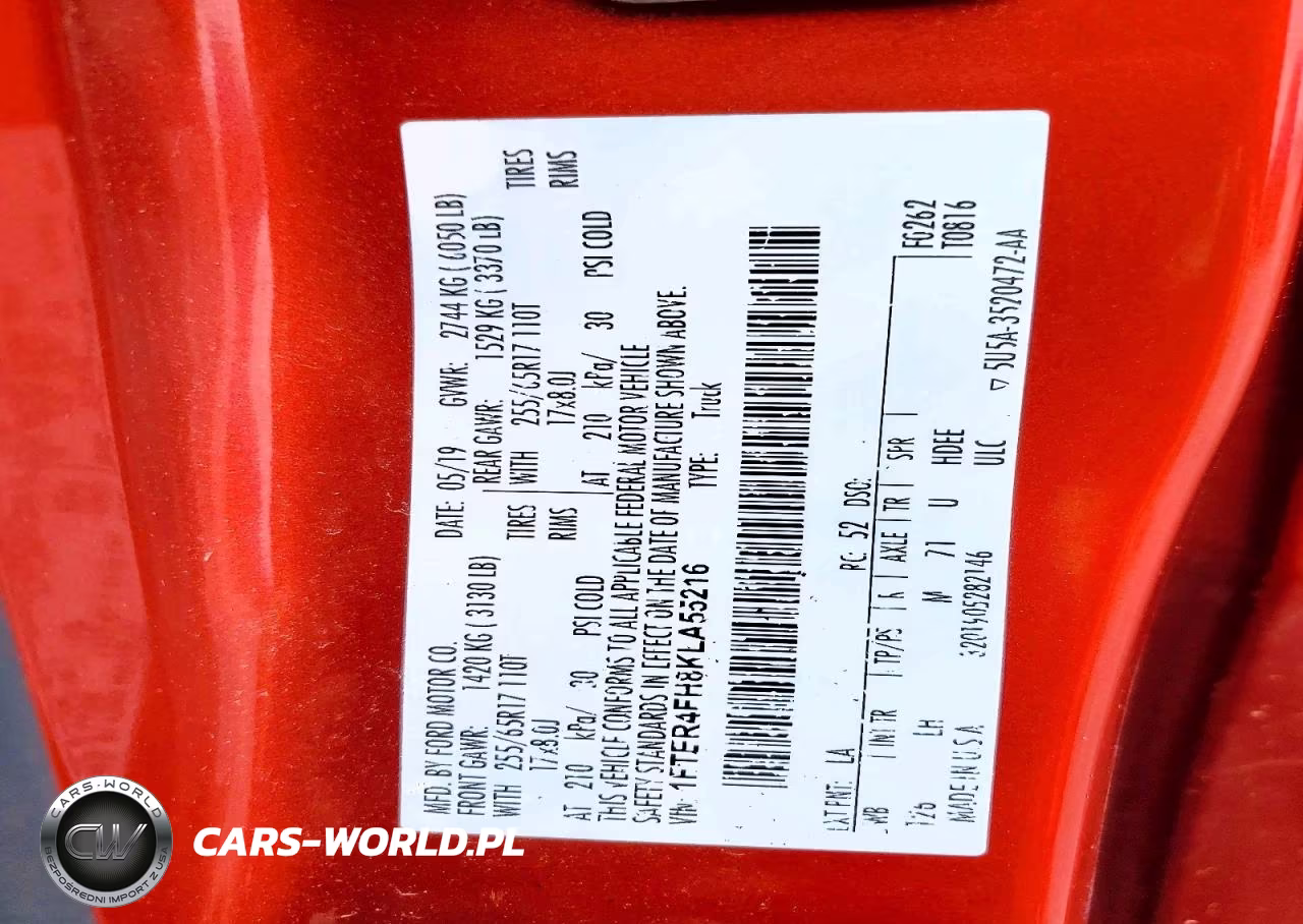2019 Ford Ranger Xl VIN:1FTER4FH8KLA55216 - 13