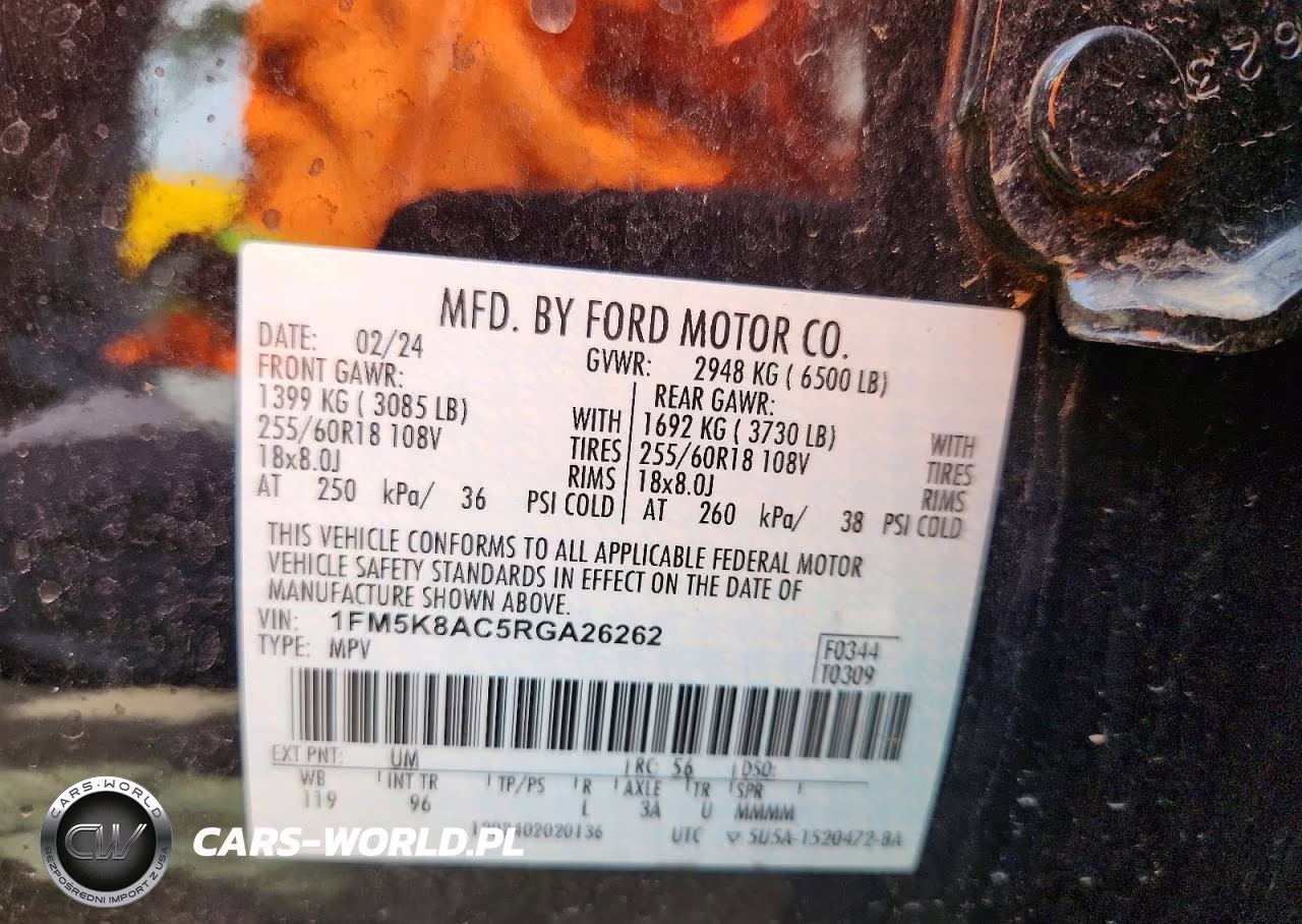 2024 Ford Explorer Police Interceptor VIN:1FM5K8AC5RGA26262 - 14