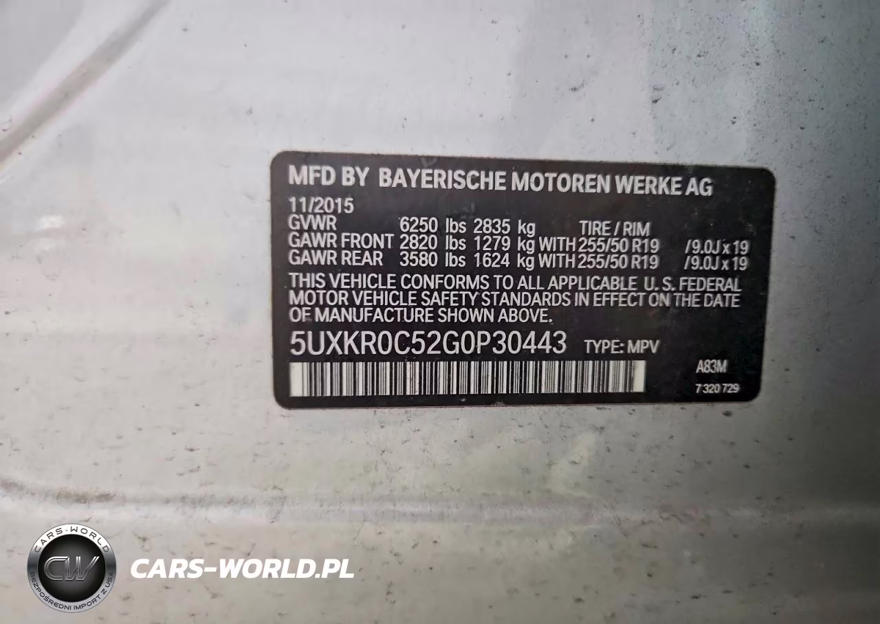 2016 BMW X5 xDrive35I VIN:5UXKR0C52G0P30443 - 13