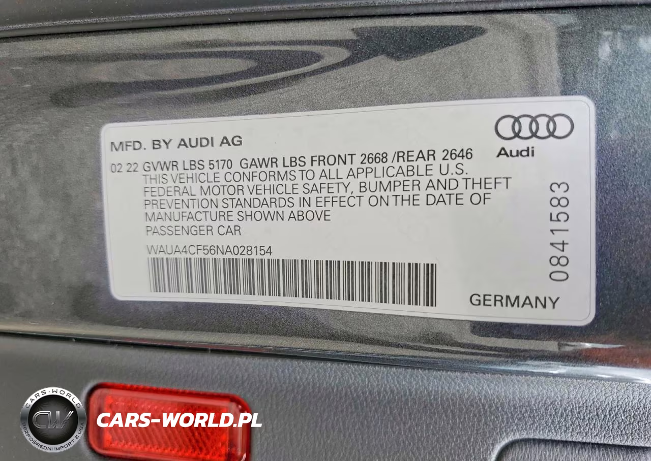 2022 Audi S5 Premium VIN:WAUA4CF56NA028154 - 12
