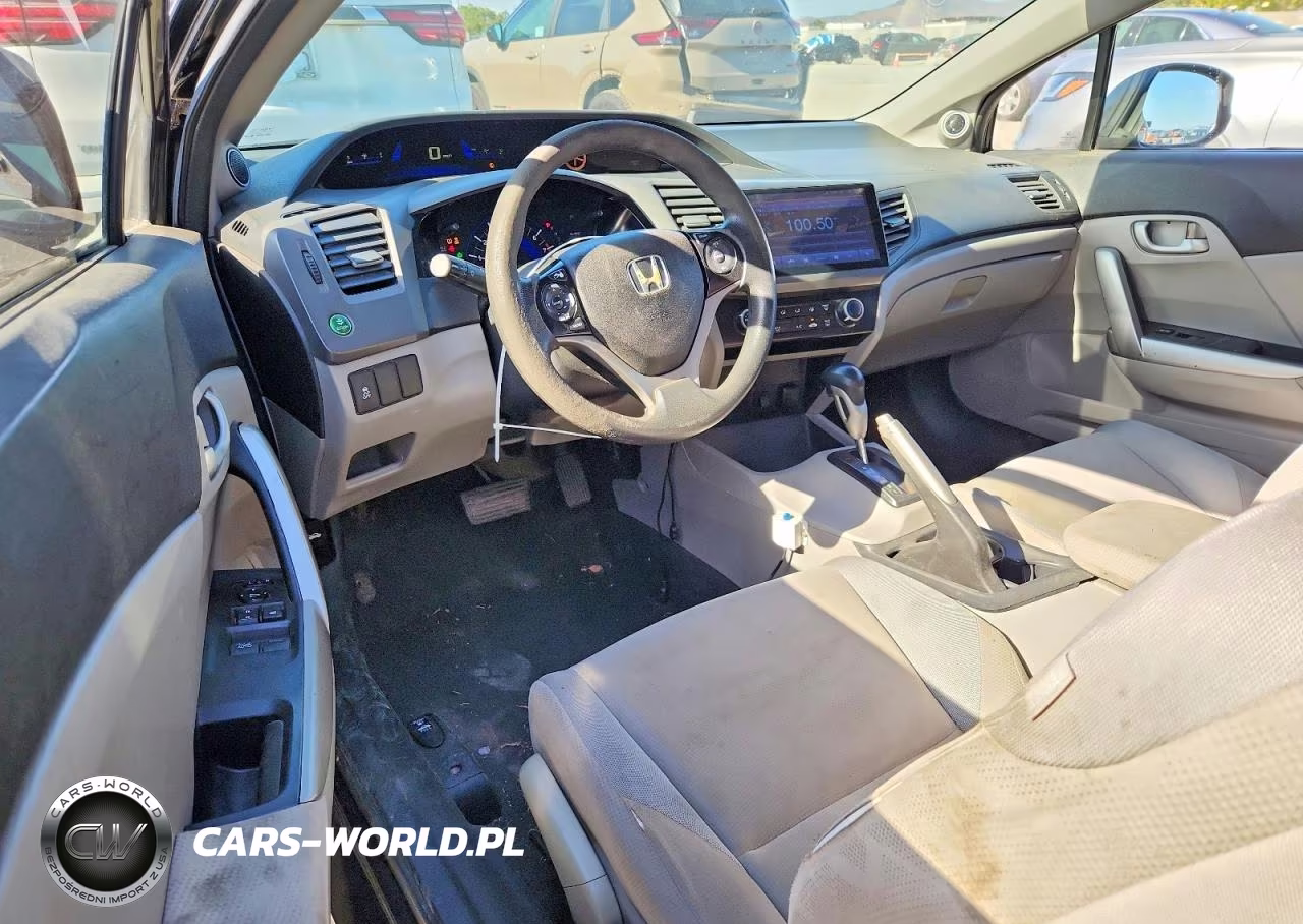 2012 Honda Civic Lx VIN:2HGFG3B59CH544000 - 8