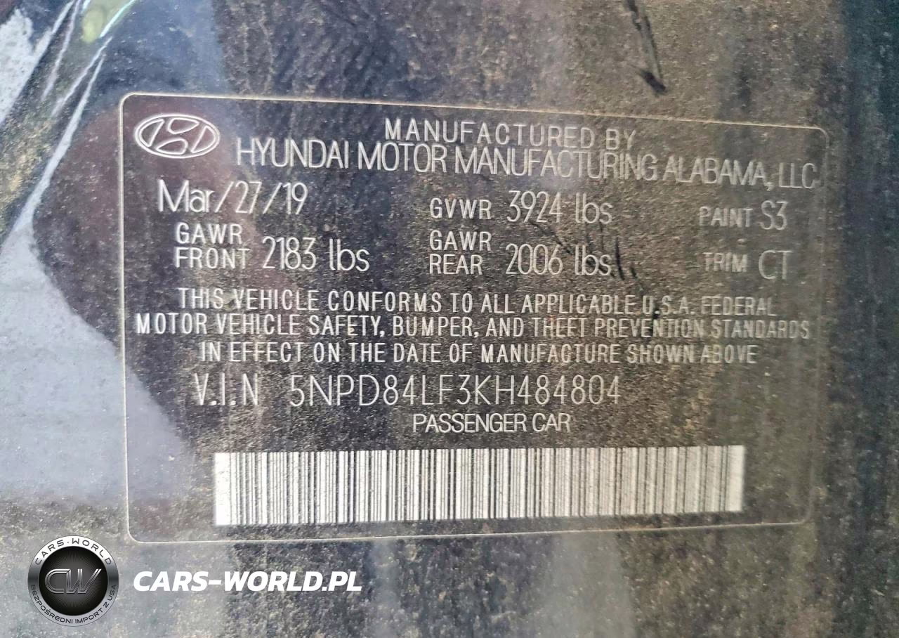2019 Hyundai Elantra Value Edition VIN:5NPD84LF3KH484804 - 12
