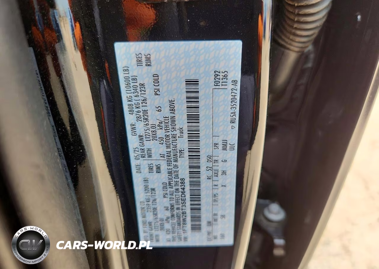 2025 Ford F250 Super Duty VIN:1FT8W2BT3SED64388 - 12
