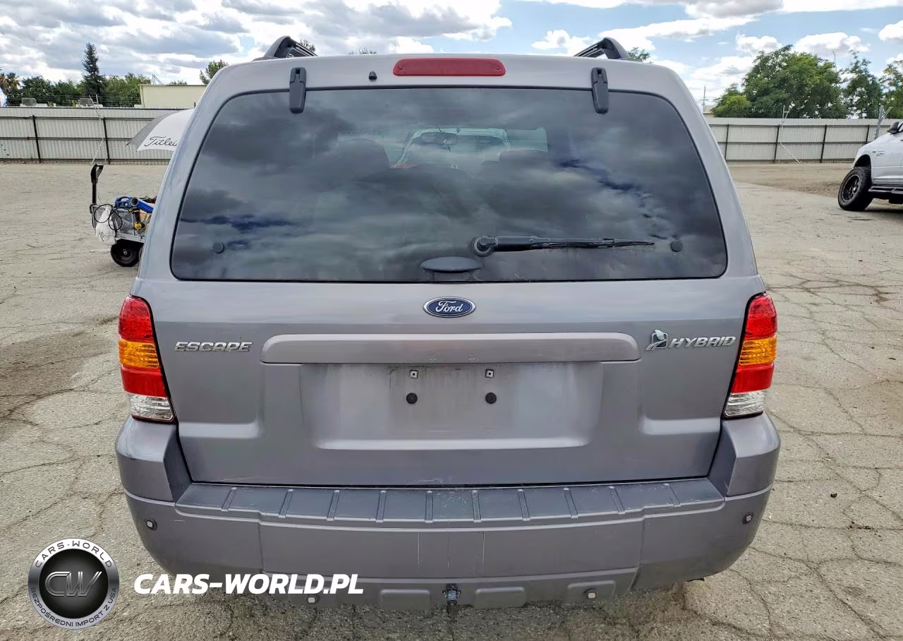 2007 Ford Escape Hybrid 4D Suv VIN:1FMCU59H27KB46630 - 6