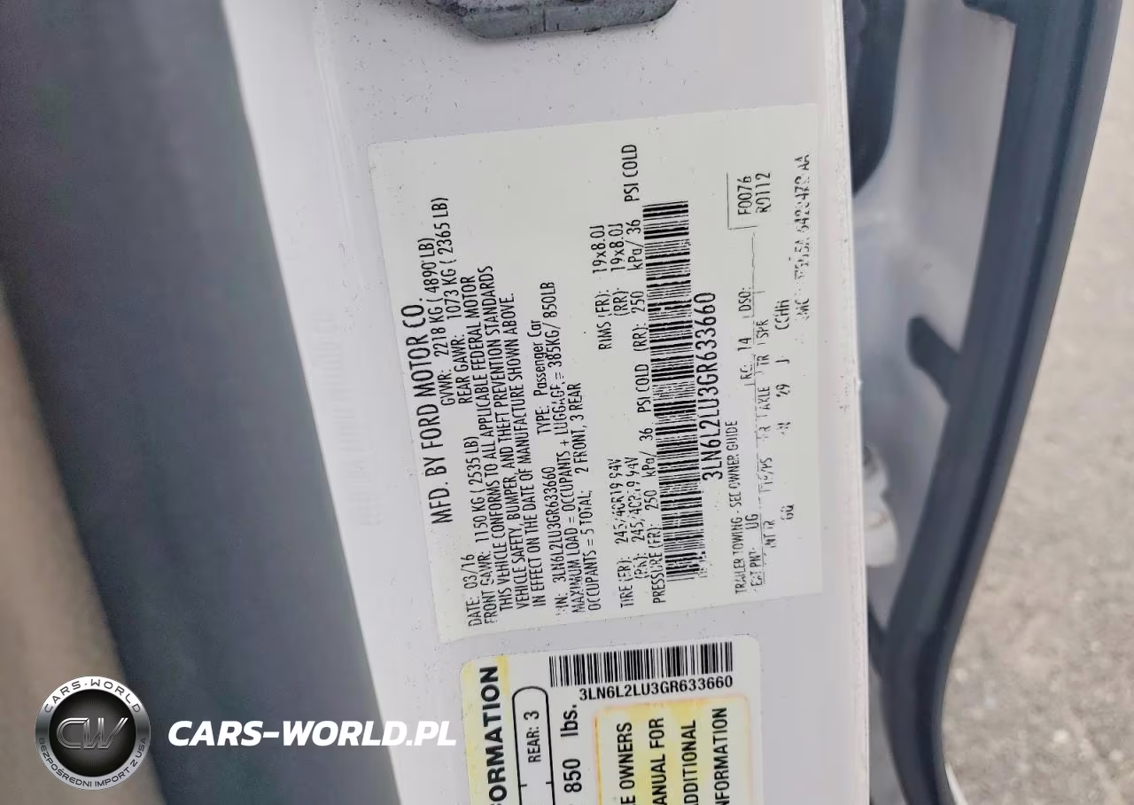 2016 Lincoln Mkz Hybrid VIN:3LN6L2LU3GR633660 - 13