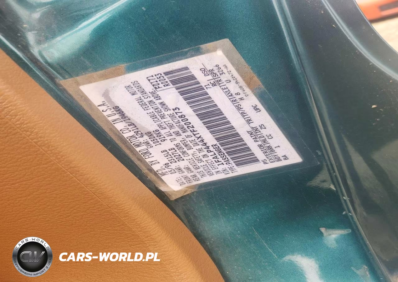 1996 Ford Mustang VIN:1FALP444XTF200873 - 12