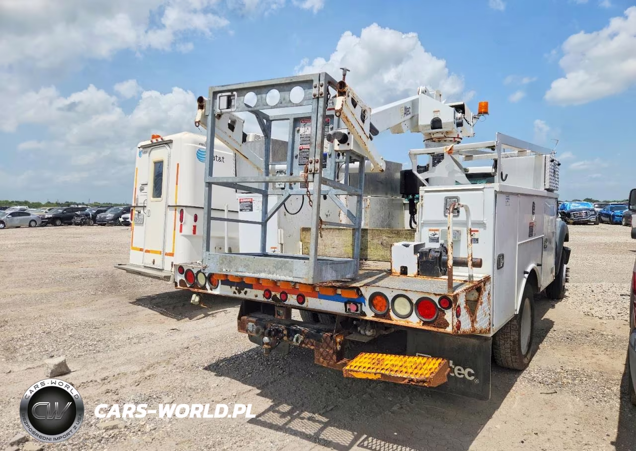 2014 Ford F550 Super Duty Cable Placer Bucket Truck VIN:1FDUF5GY5EEB88447 - 4