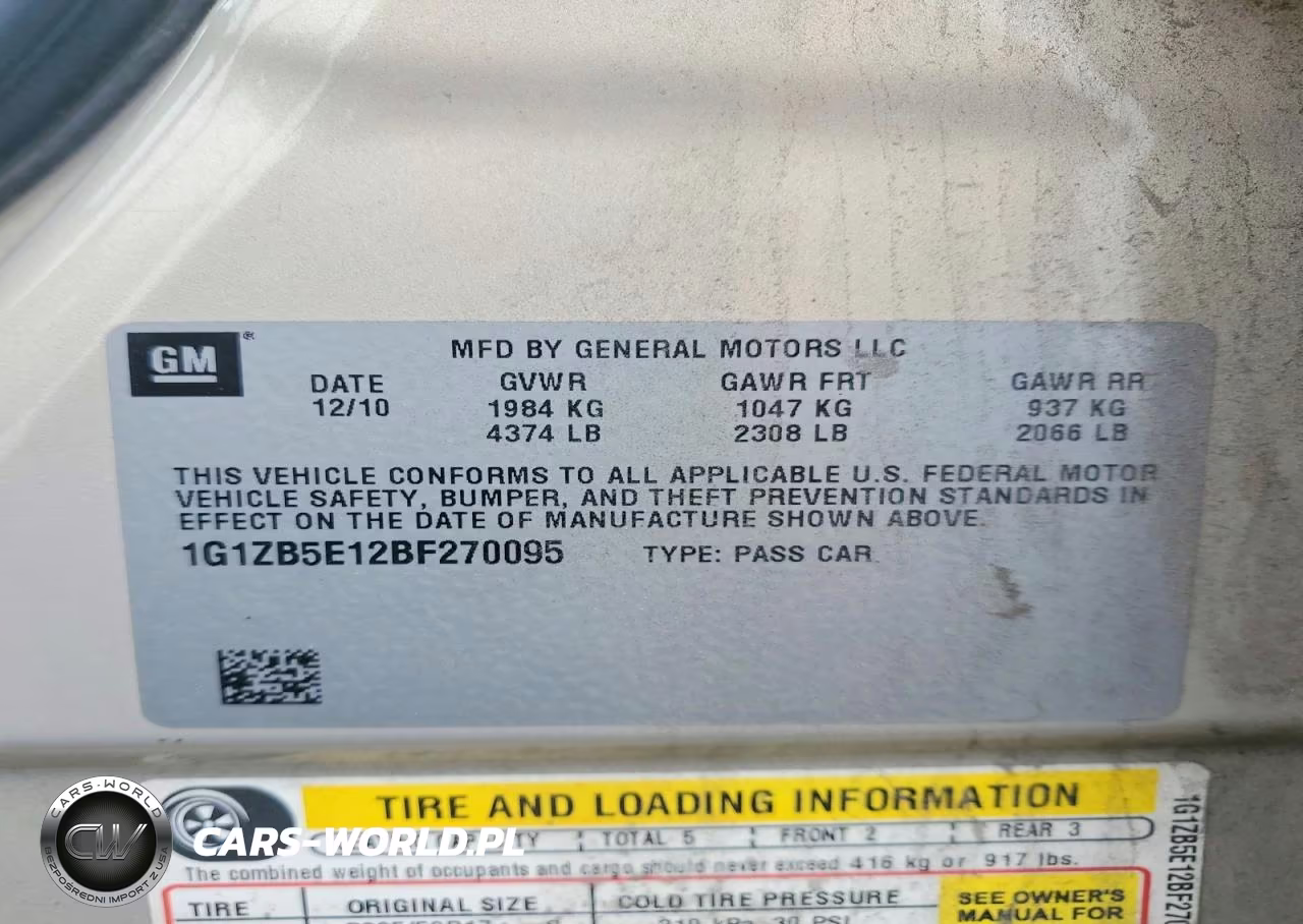 2011 Chevrolet Malibu Ls VIN:1G1ZB5E12BF270095 - 12