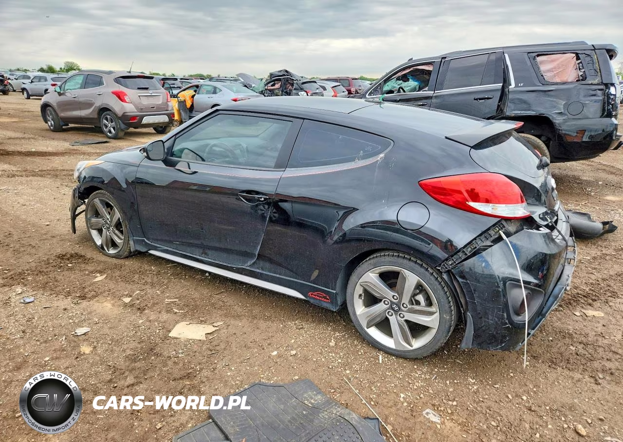 2015 Hyundai Veloster Turbo VIN:KMHTC6AE1FU237515 - 2