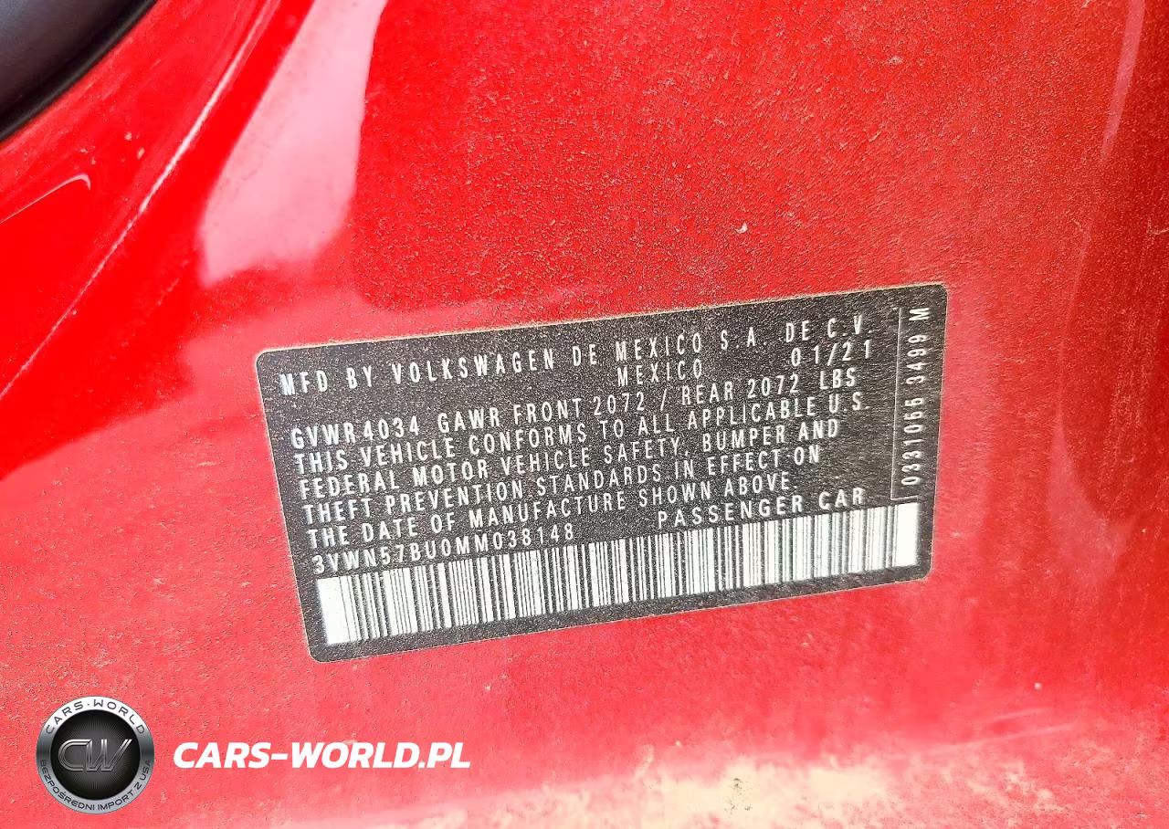 2021 Volkswagen Jetta S VIN:3VWN57BU0MM038148 - 12