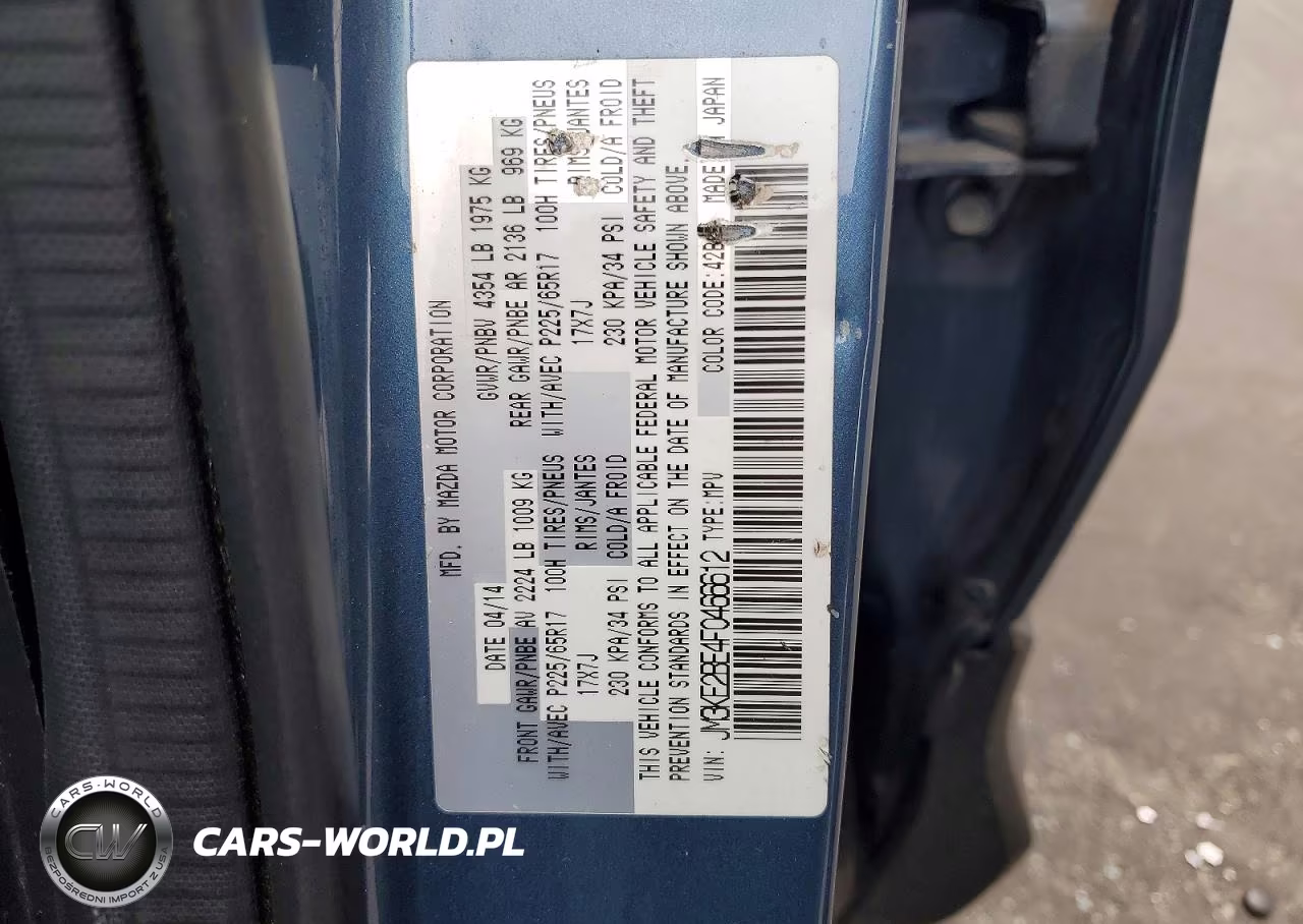 2015 Mazda Cx-5 Sport VIN:JM3KE2BE4F0466612 - 13