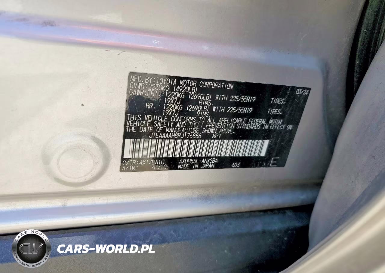 2024 Toyota Venza Limited VIN:JTEAAAAH8RJ176888 - 13