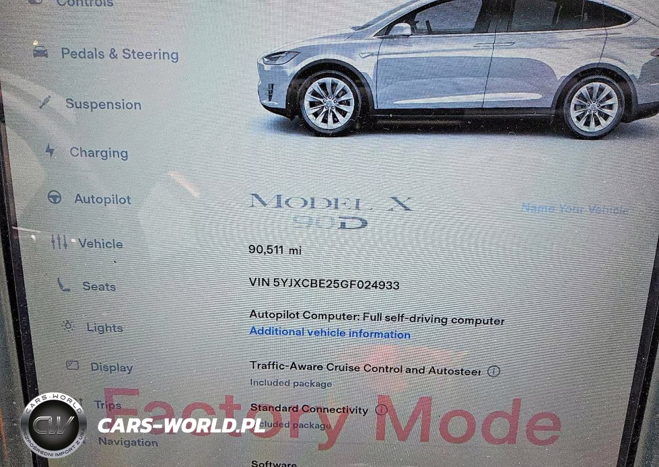 2016 Tesla Model X VIN:5YJXCBE25GF024933 - 9
