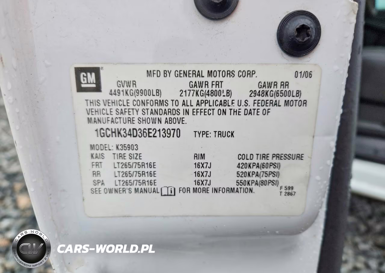 2006 Chevrolet Silverado K3500 VIN:1GCHK34D36E213970 - 12