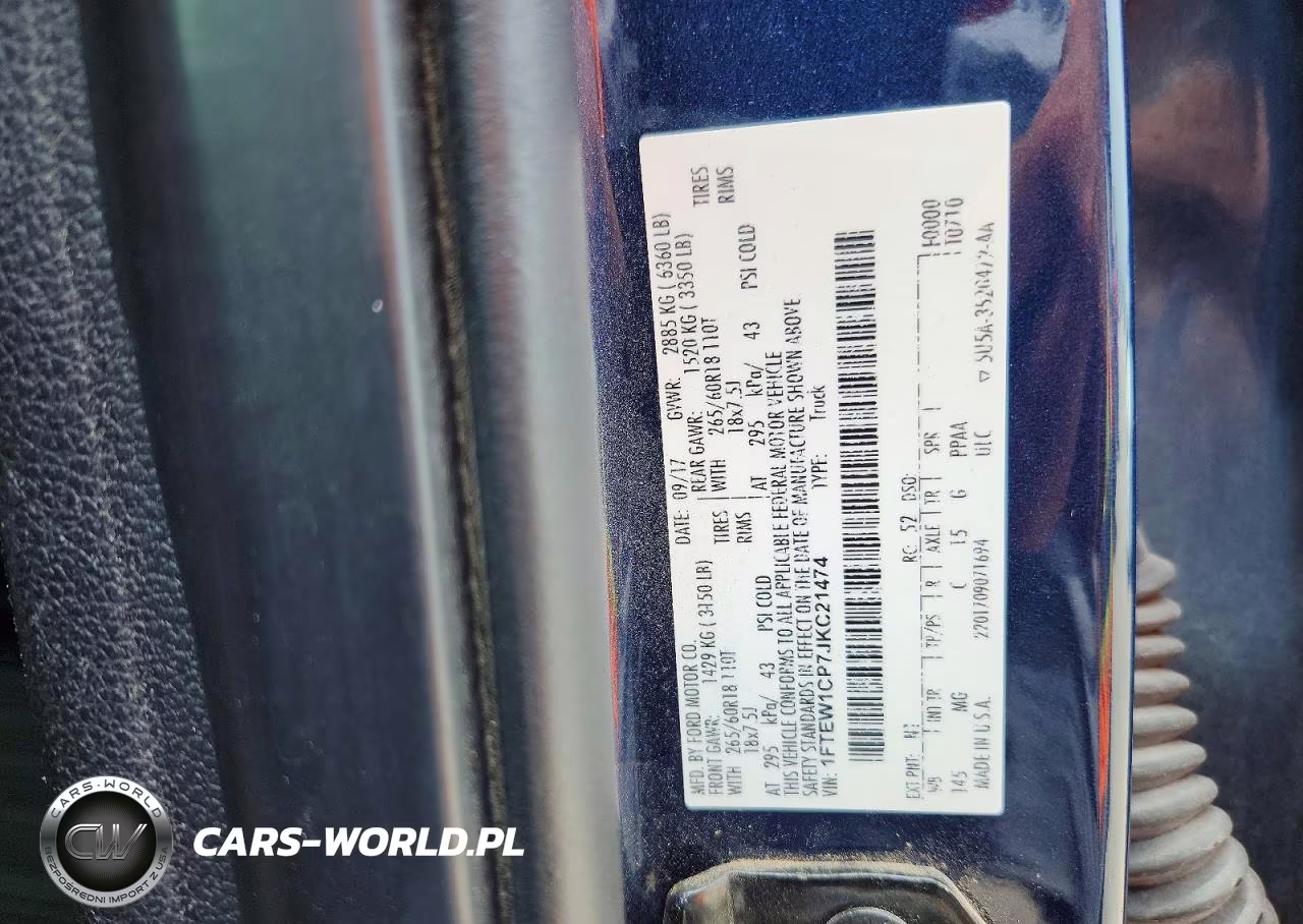 2018 Ford F150 Supercrew VIN:1FTEW1CP7JKC21474 - 12