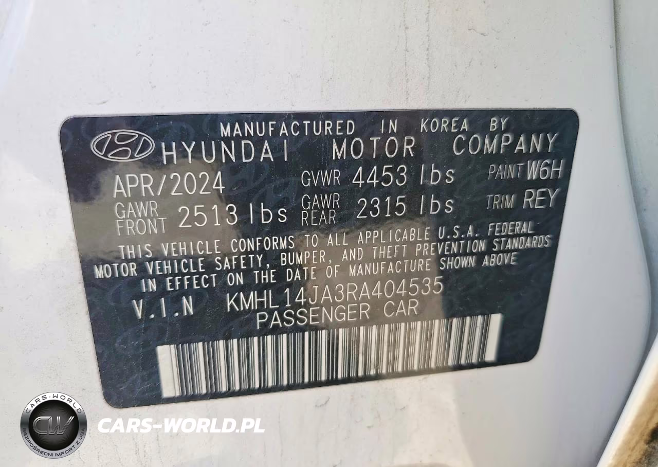 2024 Hyundai Sonata Sel VIN:KMHL14JA3RA404535 - 12