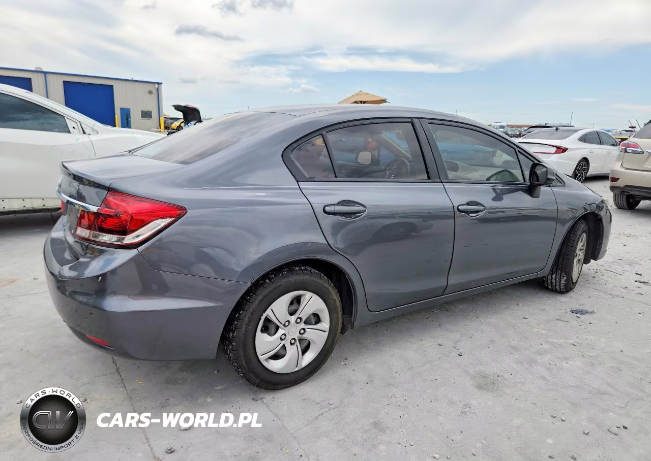 2013 Honda Civic Lx VIN:19XFB2F53DE272607 - 3